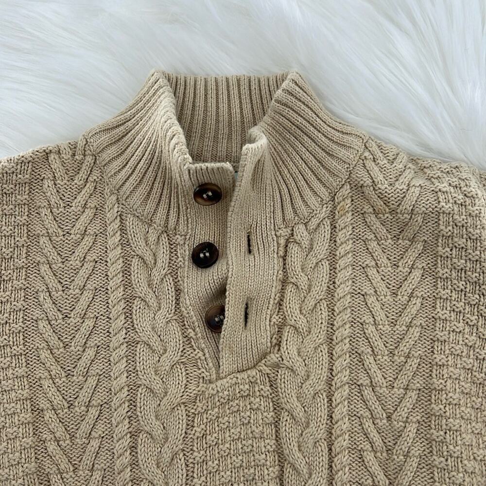 Peek Little Peanut Cable Knit Sweater - Cream - 18-24 Months